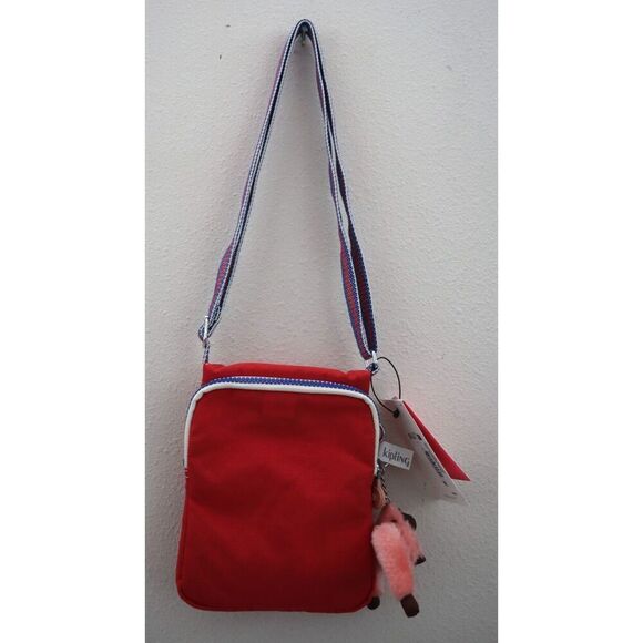 Kipling KIA2V1-P0C Women's Red/Berry Blitz NWEldorado Crossbody Bag - Picture 5 of 14